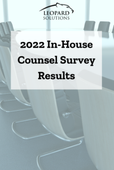 2022 In-House Counsel Survey Results