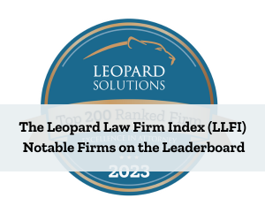 Leopard Solutions Law Firm Index: Notable Firms that Made the Leaderboard 